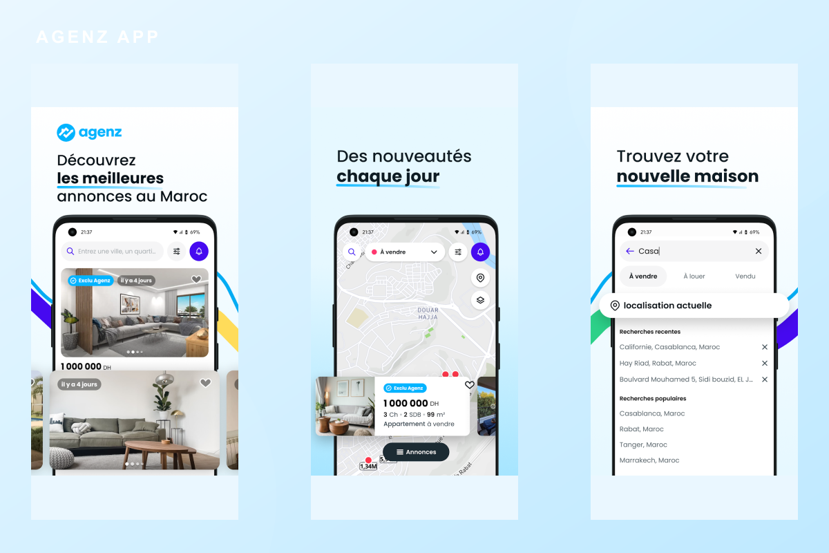 AGENZ APP project screenshot
